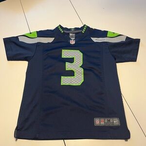 Russell Wilson Veteran QB Super Bowl Seattle Seahawks #3 youth 12 Nike NFL